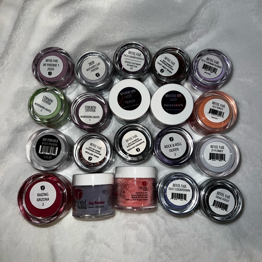 Revel Nail dip powder lot 20